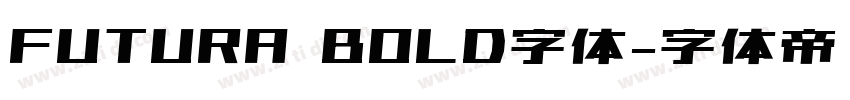 FUTURA BOLD字体字体转换